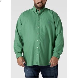 Polo by Ralph Lauren Men's Green Shirt - 4XB Barely Worn